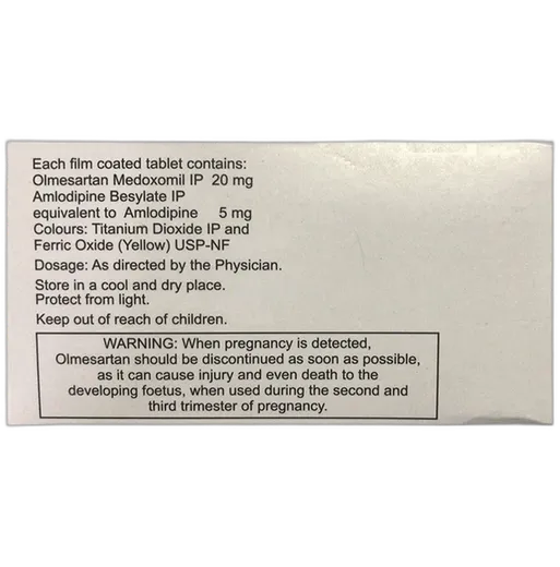 olmesar a 20mg tablet 15's